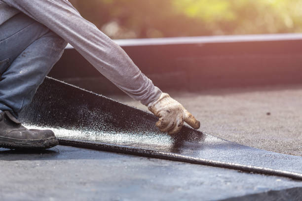 Professional Waterproofing technician working in Needham, IN